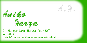 aniko harza business card